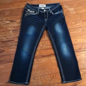 Hydraulic Dark Wash Capri 💎